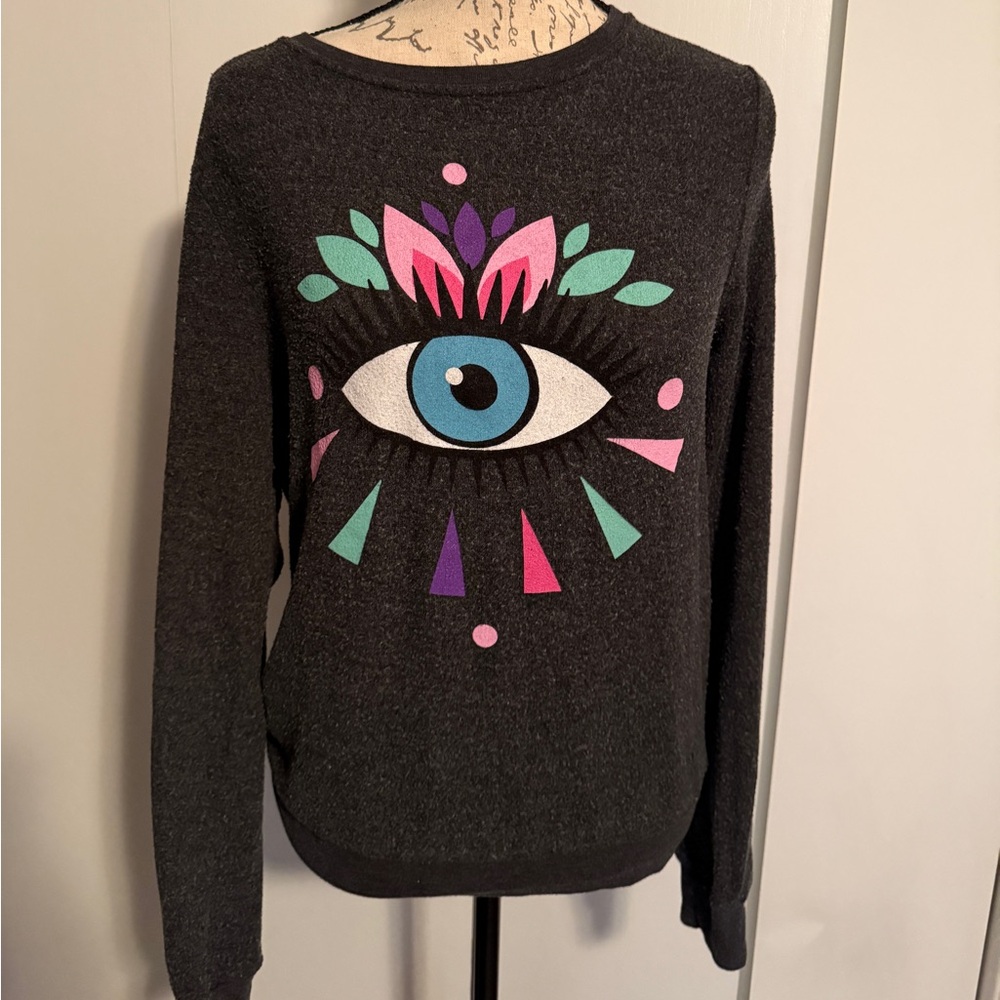 Pre owned wildfox evil eye sweater size small